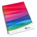 Cahier couverture rigide Wire-O A5 50 feuilles cadeau d’entreprise