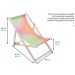 Chilienne enfant, chaise et fauteuil de jardin publicitaire