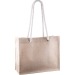 Sac en jute et corde 40x16x32cm, Sac en toile de jute publicitaire