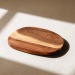 Plateau ovale, plateau en bois publicitaire
