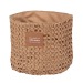Bourse en raphia, trousse de toilette reclame