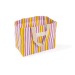 Sac de plage rayé 38x20x31cm, sac de plage reclame