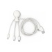 Mr Bio Long - Câble d'1M avec une double entrée type C/USB cadeau d’entreprise