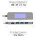 Hub 5 en 1 - USB type-C, Hub publicitaire
