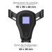 Support voiture avec fixation grille d'aération, support et socle de téléphone portable pour voiture publicitaire