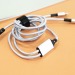 Câble de charge 4 en 1 20W en matériaux recyclés - Silver, câble de chargement publicitaire