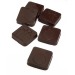 Calendrier de l'Avent basic 60g noir 71% bio, Chocolat Le Petit Carré de Chocolat publicitaire