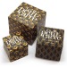 Cube 5 carrés cadeau d’entreprise