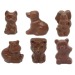 Mini Moldes para Animales 15g Leche 41% Ecológica, conejo de chocolate publicidad