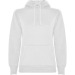 URBAN WOMAN - Sweat-shirt coupe près de corps féminin avec capuche doublé à contraste et au ton du cordon de serrage et poche kangourou cadeau d’entreprise