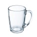 Klassischer Glasbecher 32cl, Tasse aus Glas Werbung
