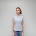 T-shirt femme col rond bord cote, T-shirt femme publicitaire