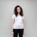 T-shirt femme col V, T-shirt col V publicitaire