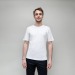 T-shirt homme col rond colletage, T-shirt en coton bio publicitaire