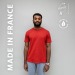 T-shirt homme col rond bord côte cadeau d’entreprise