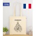 Französische Tote Bag aus Baumwolle 220g Geschäftsgeschenk