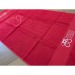 Drap de bain logo embossé relief jacquard 70x140 cm au Pantone, Serviette de douche 70x140cm publicitaire