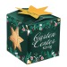 Pot cube bois Maxi en boite star-box - Mélange de fleurs d'été, Kit de plantation publicitaire