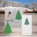 Carte de voeux avec papier ensemencé sapin - graines d'épicéa - Epicéa - papier d'herbe 4/0-c, décoration et objet de Noël publicitaire