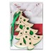 Colgante de fieltro y madera - Árbol de Navidad en una caja regalo de empresa