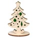 Miniature du produit Carte de voeux Premium avec figurines feutrine et bois - Premium 4/0-c - sapin de Noël personnalisé 1