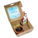 Miniaturansicht des Produkts Weihnachtsgeschenkset - Tontöpfe und Schokolade Weihnachtsmann 0