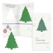 Carte de voeux avec papier ensemencé sapin - graines d'épicéa - Design standard regalo d'azienda