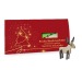 Tarjeta de felicitación con puzzle de madera y fieltro - diseño estándar - Papá Noel regalo de empresa