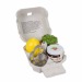 Le plaisir en boîte - avec set de plantation mini-pot en terre cuite, bougie ?uf, mini-pot de confiture, lapin en chocolat bedrijfs cadeau
