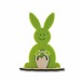 Carte avec figurine bois/feutrine - Lapin, goodies en feutrine pubblicitario