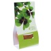 Mini pot en terre cuite sous pochette - Four-leaf clover, trèfle à 4 feuilles publicitaire