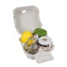 Le plaisir en boîte - avec set de plantation mini-pot en terre cuite, bougie ?uf, moule à gâteau ?lapin? cadeau d’entreprise