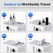 GlobePlug, Universal Travel Adaptor, 12W ST, prise électrique universelle et adaptateur universel de voyage pubblicitario