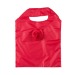 Sac pliable en polyester rose, Sac shopping pliable publicitaire