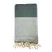 Fouta Nid d'abeille rayée recyclée 200x100cm  cadeau d’entreprise