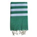 Fouta nid d'abeille 5/5 coton recyclé 200x100cm cadeau d’entreprise