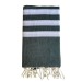 Fouta nid d'abeille 5/5 coton recyclé 200x100cm cadeau d’entreprise
