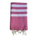 Fouta nid d'abeille 5/5 coton recyclé 200x100cm, Fouta publicitaire