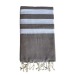 Fouta nid d'abeille 5/5 coton recyclé 200x100cm cadeau d’entreprise