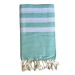 Fouta nid d'abeille 5/5 coton recyclé 200x100cm, Fouta publicitaire