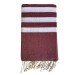 Fouta nid d'abeille 5/5 coton recyclé 200x100cm, Fouta publicitaire