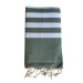 Fouta nid d'abeille 5/5 coton recyclé 200x100cm, Fouta publicitaire
