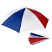 Chapeau ombrelle France 60cm, parapluie anti UV publicitaire