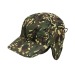 Casquette camouflage 4 panneaux en fibre polaire et polyester regalo d'azienda