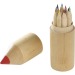 Paquet 12 crayons en bois de couleur cadeau d’entreprise