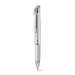 Stylo à bille en aluminium et métal avec lumière et touch screen, stylo lampe publicitaire