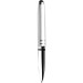 Stylo à bille en plastique et métal avec lumière et touch screen, stylo lampe publicitaire