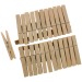 Pince à linge 7cm 24er naturel pinewood cadeau d’entreprise