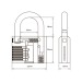 Cadenas 32mm, cadenas publicitaire