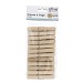 Pince linge x24 bois, beige bedrijfs cadeau